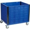 Global Industrial Easy Assembly Solid Wall Container - Casters 39-1/4 x 31-1/2 x 34 Overall