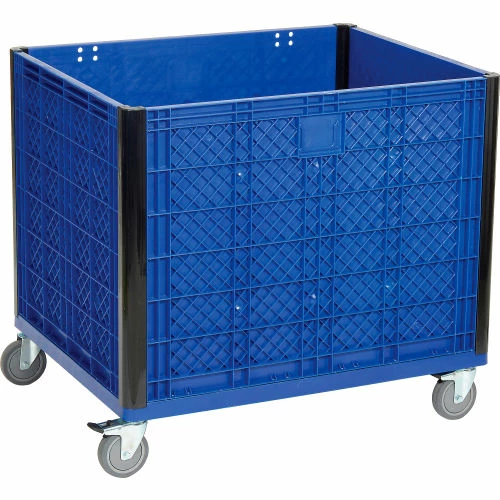 Global Industrial Easy Assembly Solid Wall Container - Casters 39-1/4 x 31-1/2 x 34 Overall 1 Global Industrial Easy Assembly Solid Wall Container - Casters 39-1/4 x 31-1/2 x 34 Overall