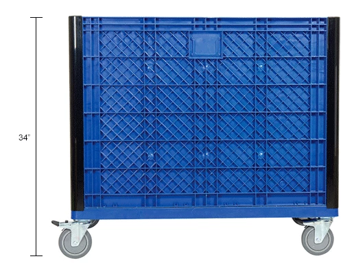 Global Industrial Easy Assembly Solid Wall Container - Casters 39-1/4 x 31-1/2 x 34 Overall 19 Global Industrial Easy Assembly Solid Wall Container - Casters 39-1/4 x 31-1/2 x 34 Overall - Image 19