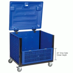 Global Industrial Easy Assembly Solid Wall Container-Drop Gate/Lid/Casters 39-1/4x31-1/2x34 OH 51 Global Industrial Easy Assembly Solid Wall Container-Drop Gate/Lid/Casters 39-1/4x31-1/2x34 OH -Containers & Organizers Sales Store 239452DP dim2