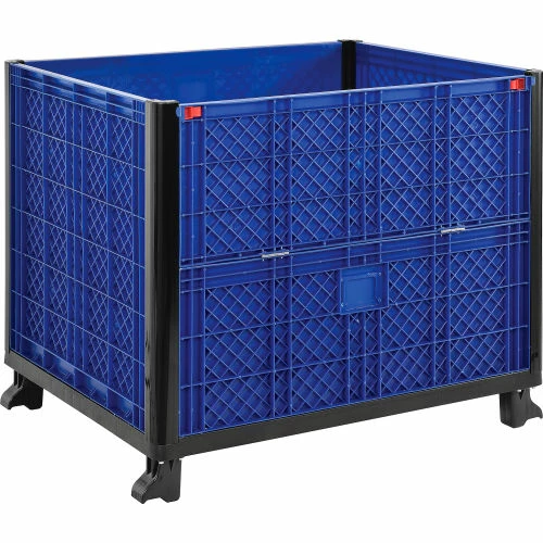 Global Industrial Easy Assembly Solid Wall Container - Drop Gate 39-1/4x31-1/2x33-1/2 Overall 2 Global Industrial Easy Assembly Solid Wall Container - Drop Gate 39-1/4x31-1/2x33-1/2 Overall - Image 2