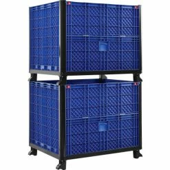 Global Industrial Easy Assembly Solid Wall Container - Drop Gate 39-1/4x31-1/2x33-1/2 Overall 43 Global Industrial Easy Assembly Solid Wall Container - Drop Gate 39-1/4x31-1/2x33-1/2 Overall -Containers & Organizers Sales Store 239452D 16