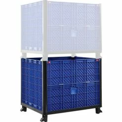 Global Industrial Easy Assembly Solid Wall Container - Drop Gate 39-1/4x31-1/2x33-1/2 Overall 45 Global Industrial Easy Assembly Solid Wall Container - Drop Gate 39-1/4x31-1/2x33-1/2 Overall -Containers & Organizers Sales Store 239452D 18