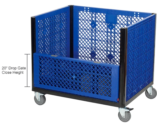 Global Industrial Easy Assembly Solid Wall Container - Drop Gate 39-1/4x31-1/2x33-1/2 Overall 27 Global Industrial Easy Assembly Solid Wall Container - Drop Gate 39-1/4x31-1/2x33-1/2 Overall - Image 27