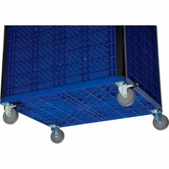 Global Industrial™ Easy Assembly Solid Wall Container - Lid/Casters 39-1/4x31-1/2x34 Overall -Containers & Organizers Sales Store 239452P 04