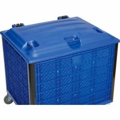 Global Industrial™ Easy Assembly Solid Wall Container - Lid/Casters 39-1/4x31-1/2x34 Overall -Containers & Organizers Sales Store 239452P 08