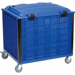 Global Industrial™ Easy Assembly Solid Wall Container - Lid/Casters 39-1/4x31-1/2x34 Overall -Containers & Organizers Sales Store 239452P 11