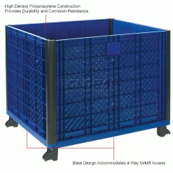 Global Industrial Easy Assembly Solid Wall Container - Casters 39-1/4 x 31-1/2 x 34 Overall 31 Global Industrial Easy Assembly Solid Wall Container - Casters 39-1/4 x 31-1/2 x 34 Overall -Containers & Organizers Sales Store 239452P 1wco