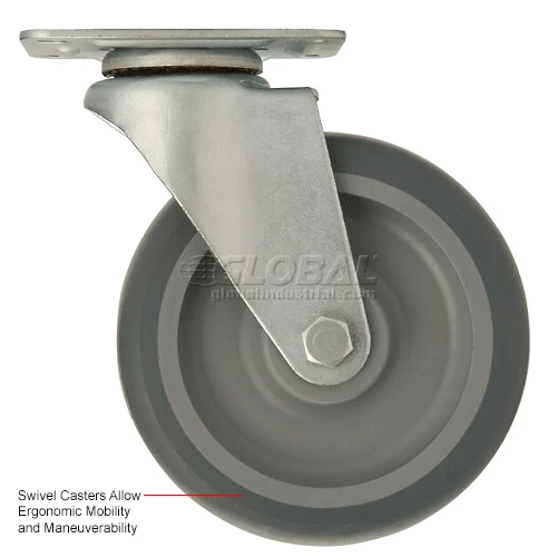 Global Industrial Easy Assembly Solid Wall Container - Casters 39-1/4 x 31-1/2 x 34 Overall 14 Global Industrial Easy Assembly Solid Wall Container - Casters 39-1/4 x 31-1/2 x 34 Overall - Image 14