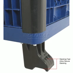 Global Industrial™ Easy Assembly Solid Wall Container 39-1/4 x 31-1/2 x 33-1/2 Overall -Containers & Organizers Sales Store 239452 5wco