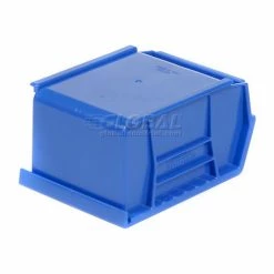 Global Industrial™ Plastic Stack & Hang Bin (24) 5-1/2"x10-7/8x5" & (24) 4-1/8"x5-3/8"x3", Blue -Containers & Organizers Sales Store 239470BL 05