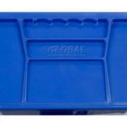 Global Industrial™ Plastic Stack & Hang Bin (24) 5-1/2"x10-7/8x5" & (24) 4-1/8"x5-3/8"x3", Blue -Containers & Organizers Sales Store 239470BL 09