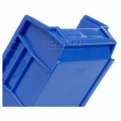 Global Industrial™ Plastic Stack & Hang Bin (24) 5-1/2"x10-7/8x5" & (24) 4-1/8"x5-3/8"x3", Blue -Containers & Organizers Sales Store 239470BL 10