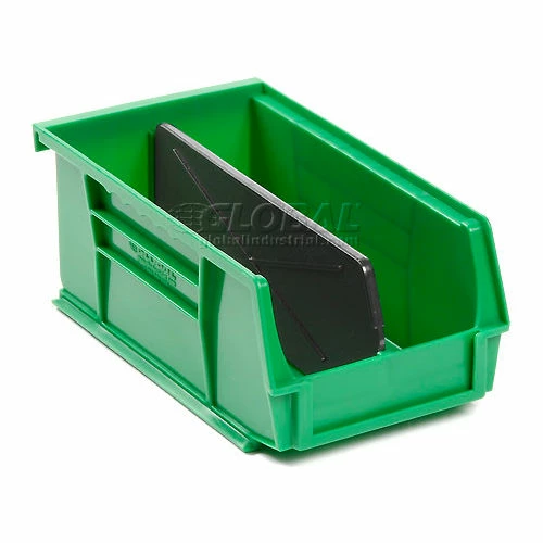 Global Industrial Plastic Stack & Hang Bin, 4-1/8"W x 7-3/8"D x 3"H, Green - Pkg Qty 24 6 Global Industrial Plastic Stack & Hang Bin, 4-1/8"W x 7-3/8"D x 3"H, Green - Pkg Qty 24 - Image 6