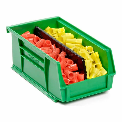 Global Industrial Plastic Stack & Hang Bin, 4-1/8"W x 7-3/8"D x 3"H, Green - Pkg Qty 24 7 Global Industrial Plastic Stack & Hang Bin, 4-1/8"W x 7-3/8"D x 3"H, Green - Pkg Qty 24 - Image 7