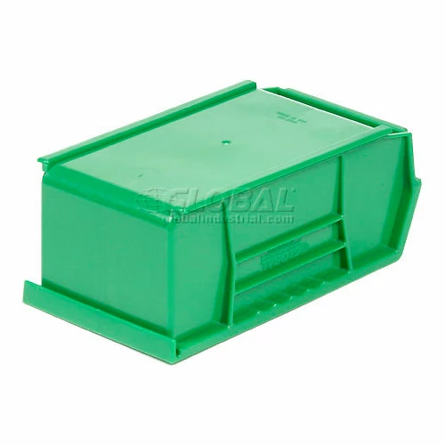 Global Industrial Plastic Stack & Hang Bin, 4-1/8"W x 7-3/8"D x 3"H, Green - Pkg Qty 24 3 Global Industrial Plastic Stack & Hang Bin, 4-1/8"W x 7-3/8"D x 3"H, Green - Pkg Qty 24 - Image 3