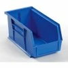 Global Industrial Plastic Stack & Hang Bin (24) 5-1/2"x10-7/8x5" & (24) 4-1/8"x5-3/8"x3", Blue