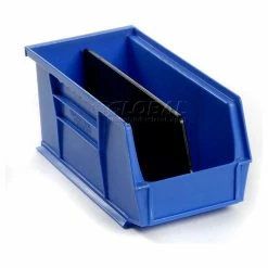 Global Industrial™ Plastic Stack & Hang Bin (24) 5-1/2"x10-7/8x5" & (24) 4-1/8"x5-3/8"x3", Blue -Containers & Organizers Sales Store 239472BL 03