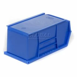 Global Industrial™ Plastic Stack & Hang Bin (24) 5-1/2"x10-7/8x5" & (24) 4-1/8"x5-3/8"x3", Blue -Containers & Organizers Sales Store 239472BL 05