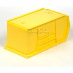 Global Industrial™ Plastic Stack & Hang Bin, 5-1/2"W x 10-7/8"D x 5"H, Yellow - Pkg Qty 12 -Containers & Organizers Sales Store 239472YL 05