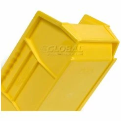 Global Industrial™ Plastic Stack & Hang Bin, 5-1/2"W x 10-7/8"D x 5"H, Yellow - Pkg Qty 12 -Containers & Organizers Sales Store 239472YL 10