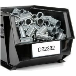 Global Industrial Plastic Stack & Hang Bin, 8-1/4"W x 10-3/4"D x 7"H, Black - Pkg Qty 6 -Containers & Organizers Sales Store 239473BK 08