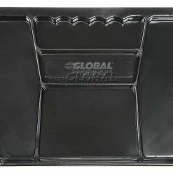 Global Industrial Plastic Stack & Hang Bin, 8-1/4"W x 10-3/4"D x 7"H, Black - Pkg Qty 6 -Containers & Organizers Sales Store 239473BK 09