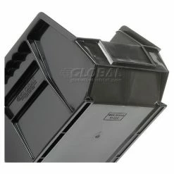 Global Industrial Plastic Stack & Hang Bin, 8-1/4"W x 10-3/4"D x 7"H, Black - Pkg Qty 6 -Containers & Organizers Sales Store 239473BK 10
