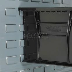 Global Industrial Plastic Stack & Hang Bin, 8-1/4"W x 10-3/4"D x 7"H, Black - Pkg Qty 6 -Containers & Organizers Sales Store 239473BK 11
