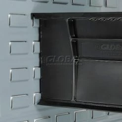 Global Industrial™ Plastic Stack & Hang Bin, 8-1/4"W x 14-3/4"D x 7"H, Black - Pkg Qty 12 -Containers & Organizers Sales Store 239474BK 11