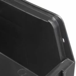 Plastic Stack & Hang Bin, 6"W x 9-1/4" D x 5"H, Black - Pkg Qty 12 34 Plastic Stack & Hang Bin, 6"W x 9-1/4" D x 5"H, Black - Pkg Qty 12 -Containers & Organizers Sales Store 239608BK 09