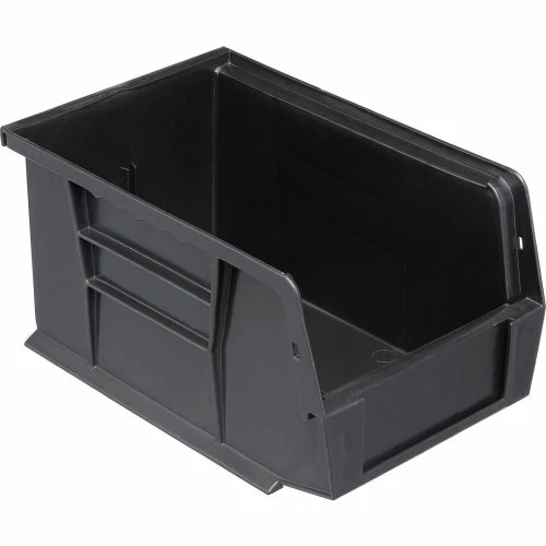 Plastic Stack & Hang Bin, 6"W x 9-1/4" D x 5"H, Black - Pkg Qty 12 11 Plastic Stack & Hang Bin, 6"W x 9-1/4" D x 5"H, Black - Pkg Qty 12 - Image 11