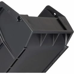 Plastic Stack & Hang Bin, 6"W x 9-1/4" D x 5"H, Black - Pkg Qty 12 39 Plastic Stack & Hang Bin, 6"W x 9-1/4" D x 5"H, Black - Pkg Qty 12 -Containers & Organizers Sales Store 239608BK 14