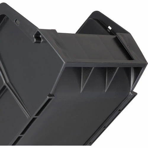 Plastic Stack & Hang Bin, 6"W x 9-1/4" D x 5"H, Black - Pkg Qty 12 15 Plastic Stack & Hang Bin, 6"W x 9-1/4" D x 5"H, Black - Pkg Qty 12 - Image 15