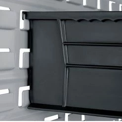 Plastic Stack & Hang Bin, 6"W x 9-1/4" D x 5"H, Black - Pkg Qty 12 41 Plastic Stack & Hang Bin, 6"W x 9-1/4" D x 5"H, Black - Pkg Qty 12 -Containers & Organizers Sales Store 239608BK 17