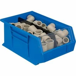 Global Industrial Plastic Stack & Hang Bin, 8-1/4"W x 13-5/8"D x 6"H, Blue - Pkg Qty 12 28 Global Industrial Plastic Stack & Hang Bin, 8-1/4"W x 13-5/8"D x 6"H, Blue - Pkg Qty 12 -Containers & Organizers Sales Store 239609BL 09