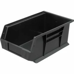 Plastic Stack & Hang Bin, 8-1/4"W x 13-5/8"D x 8"H, Black - Pkg Qty 12 -Containers & Organizers Sales Store 239610BK 05