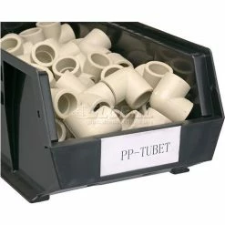 Plastic Stack & Hang Bin, 8-1/4"W x 13-5/8"D x 8"H, Black - Pkg Qty 12 -Containers & Organizers Sales Store 239610BK 11