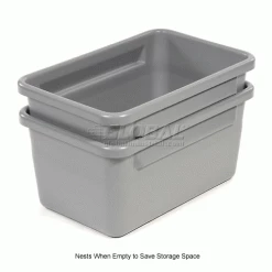 Dandux 50P2465124 Translock Standard Tote 26-1/4 x 17 x 12-1/2 Gray -Containers & Organizers Sales Store 239644 2wco