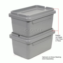 Dandux 50P2465124 Translock Standard Tote 26-1/4 x 17 x 12-1/2 Gray -Containers & Organizers Sales Store 239644 3wco