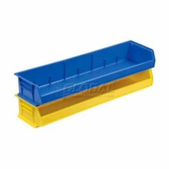 Akro-Mils® AkroBin® Plastic Stack & Hang Bin, 33"W x 8-5/8"D x 5"H, Blue - Pkg Qty 4 -Containers & Organizers Sales Store 239863BL 02