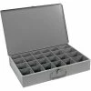 Durham Mfg. Durham Steel Scoop Compartment Box 102-95 - 24 Compartments 18 x 12 x 3 - Pkg Qty 4