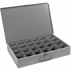 Durham Mfg. Durham Steel Scoop Compartment Box 102-95 - 24 Compartments 18 x 12 x 3 - Pkg Qty 4