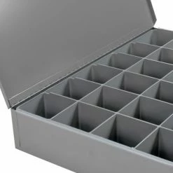 Durham Mfg. Durham Steel Scoop Compartment Box 102-95 - 24 Compartments 18 x 12 x 3 - Pkg Qty 4 -Containers & Organizers Sales Store 240787 03