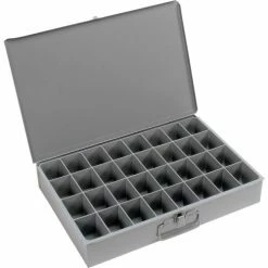 Durham Mfg. Durham Steel Scoop Compartment Box 107-95 - 32 Compartments 18 x 12 x 3 - Pkg Qty 4 -Containers & Organizers Sales Store 240788 06