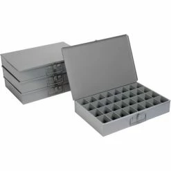 Durham Mfg. Durham Steel Scoop Compartment Box 107-95 - 32 Compartments 18 x 12 x 3 - Pkg Qty 4 -Containers & Organizers Sales Store 240788 08