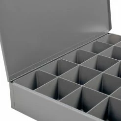 Durham Mfg. Durham Steel Scoop Compartment Box 111-95 - 20 Compartments 18 x 12 x 3 - Pkg Qty 4 -Containers & Organizers Sales Store 240790 03