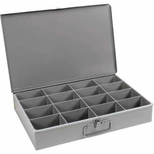 Durham Mfg. Durham Steel Scoop Compartment Box 113-95 - 16 Compartments 18 x 12 x 3 - Pkg Qty 4 1 Durham Mfg. Durham Steel Scoop Compartment Box 113-95 - 16 Compartments 18 x 12 x 3 - Pkg Qty 4