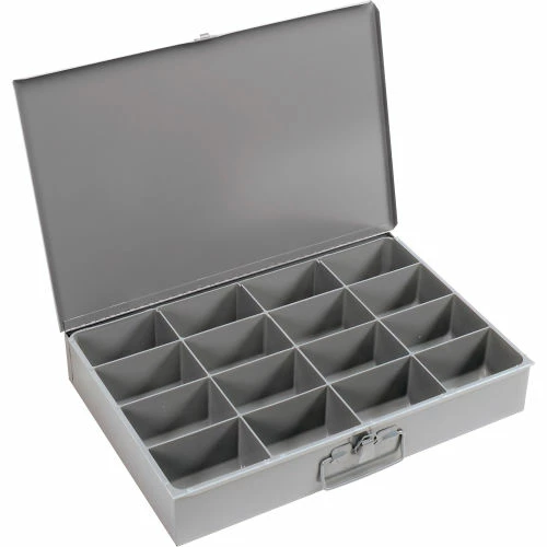 Durham Mfg. Durham Steel Scoop Compartment Box 113-95 - 16 Compartments 18 x 12 x 3 - Pkg Qty 4 7 Durham Mfg. Durham Steel Scoop Compartment Box 113-95 - 16 Compartments 18 x 12 x 3 - Pkg Qty 4 - Image 7