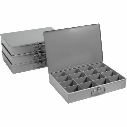 Durham Mfg. Durham Steel Scoop Compartment Box 113-95 - 16 Compartments 18 x 12 x 3 - Pkg Qty 4 9 Durham Mfg. Durham Steel Scoop Compartment Box 113-95 - 16 Compartments 18 x 12 x 3 - Pkg Qty 4 - Image 9